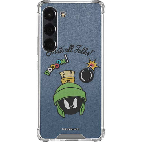 Looney Tunes Marvin Thats All Folks Galaxy S23 Clear Case