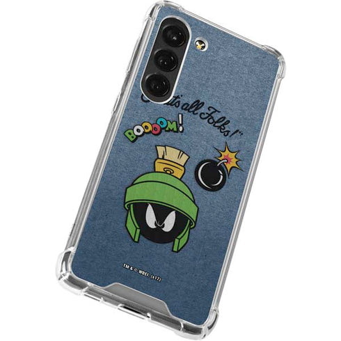 Looney Tunes Marvin Thats All Folks Galaxy S23 Clear Case