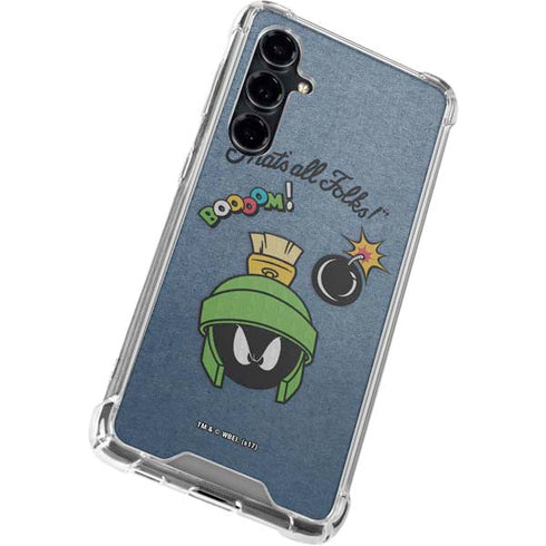 Looney Tunes Marvin Thats All Folks Galaxy S23 FE Clear Case
