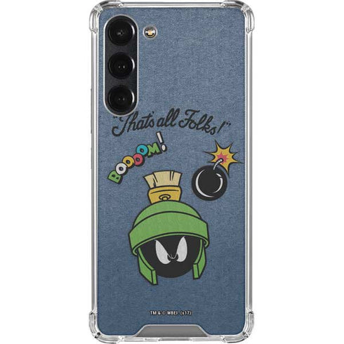 Looney Tunes Marvin Thats All Folks Galaxy S23 Plus Clear Case