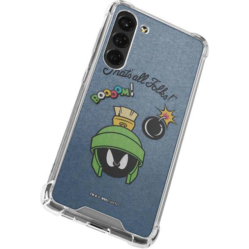 Looney Tunes Marvin Thats All Folks Galaxy S23 Plus Clear Case