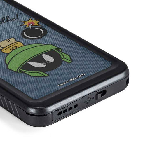 Looney Tunes Marvin Thats All Folks Galaxy S23 Plus Waterproof Case