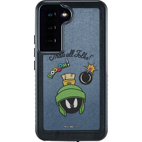 Looney Tunes Marvin Thats All Folks Galaxy S23 Waterproof Case
