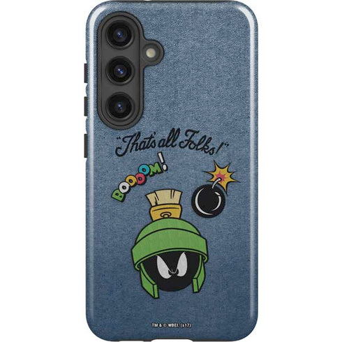 Looney Tunes Marvin Thats All Folks Galaxy S24 Plus Impact Case