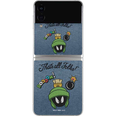 Looney Tunes Marvin Thats All Folks Galaxy Z Flip3 5G Skin