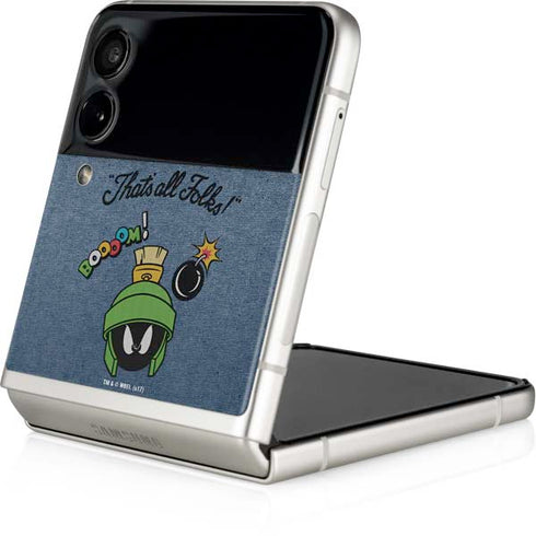 Looney Tunes Marvin Thats All Folks Galaxy Z Flip4 5G Skin