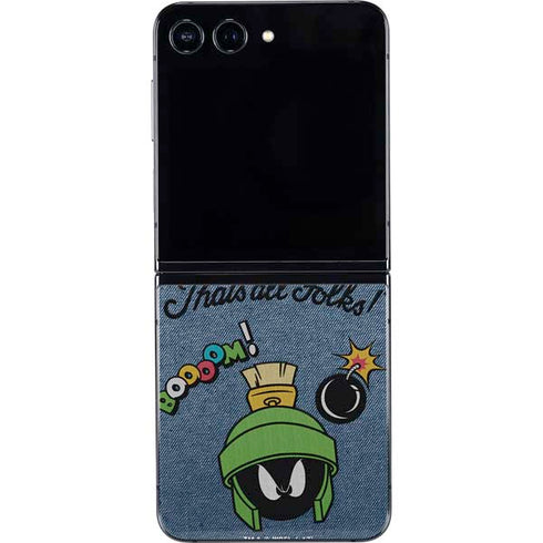 Looney Tunes Marvin Thats All Folks Galaxy Z Flip5 5G Skin