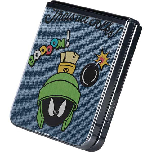 Looney Tunes Marvin Thats All Folks Galaxy Z Flip5 5G Skin
