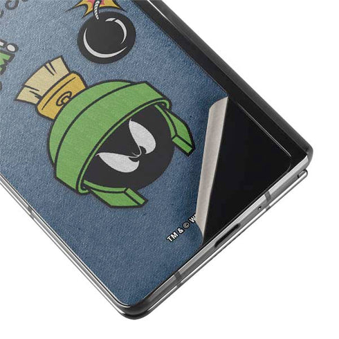 Looney Tunes Marvin Thats All Folks Galaxy Z Fold2 5G Skin