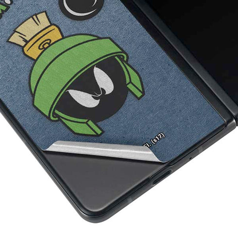 Looney Tunes Marvin Thats All Folks Galaxy Z Fold3 5G Skin