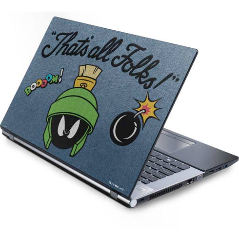 Looney Tunes Marvin Thats All Folks Generic Laptop Skin