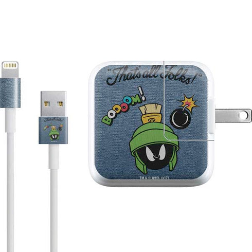 Looney Tunes Marvin Thats All Folks iPad Charger (10W USB) Skin