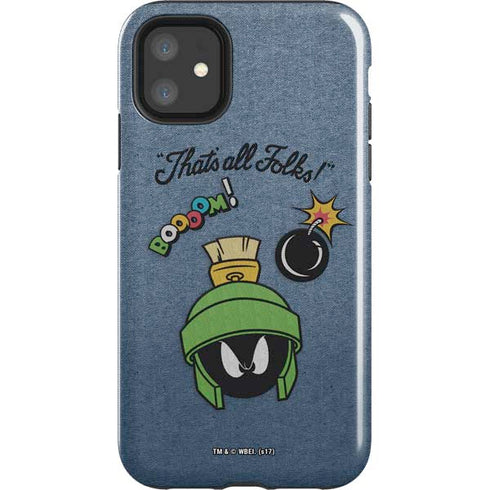 Looney Tunes Marvin Thats All Folks iPhone 11 Impact Case