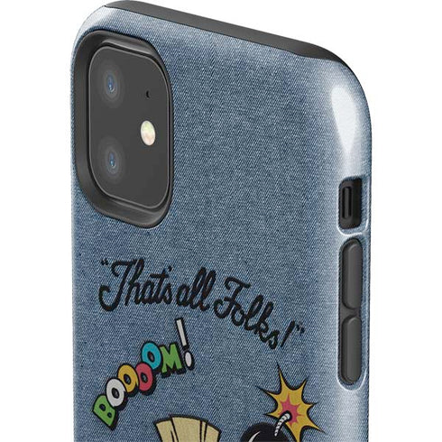 Looney Tunes Marvin Thats All Folks iPhone 11 Impact Case