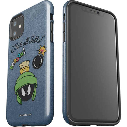 Looney Tunes Marvin Thats All Folks iPhone 11 Impact Case