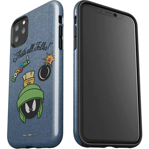 Looney Tunes Marvin Thats All Folks iPhone 11 Pro Max Impact Case