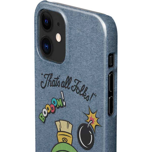 Looney Tunes Marvin Thats All Folks iPhone 12 Mini Lite Case