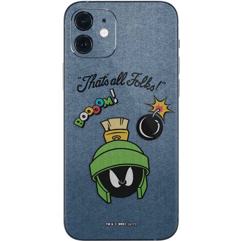 Looney Tunes Marvin Thats All Folks iPhone 12 Mini Skin