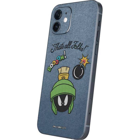Looney Tunes Marvin Thats All Folks iPhone 12 Mini Skin