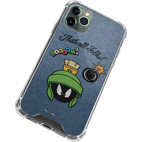 Looney Tunes Marvin Thats All Folks iPhone 12 Pro Clear Case