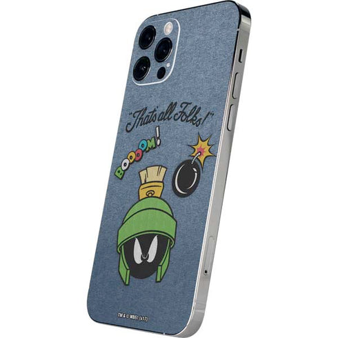 Looney Tunes Marvin Thats All Folks iPhone 12 Pro Max Skin