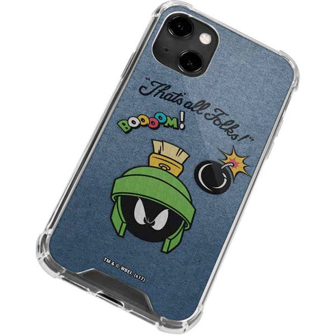 Looney Tunes Marvin Thats All Folks iPhone 13 Clear Case