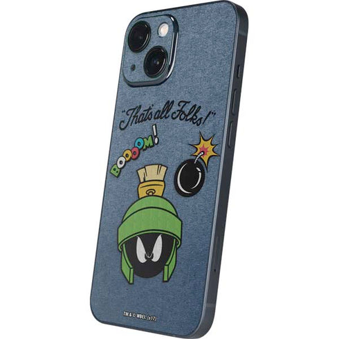 Looney Tunes Marvin Thats All Folks iPhone 13 Mini Skin