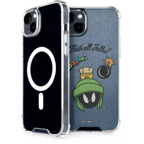 Looney Tunes Marvin Thats All Folks iPhone 15 MagSafe Case