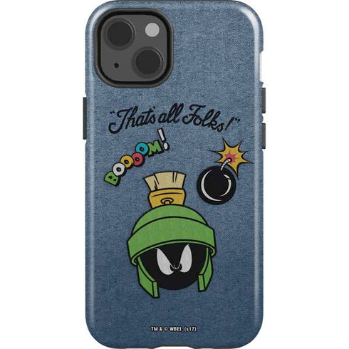 Looney Tunes Marvin Thats All Folks iPhone 15 Impact Case