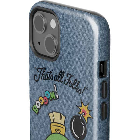 Looney Tunes Marvin Thats All Folks iPhone 15 Impact Case