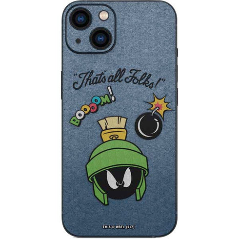 Looney Tunes Marvin Thats All Folks iPhone 14 Plus Skin