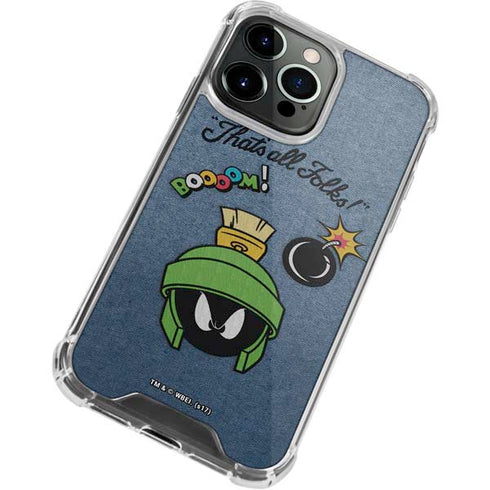Looney Tunes Marvin Thats All Folks iPhone 15 Pro Clear Case
