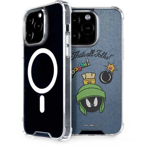 Looney Tunes Marvin Thats All Folks iPhone 15 Pro MagSafe Case