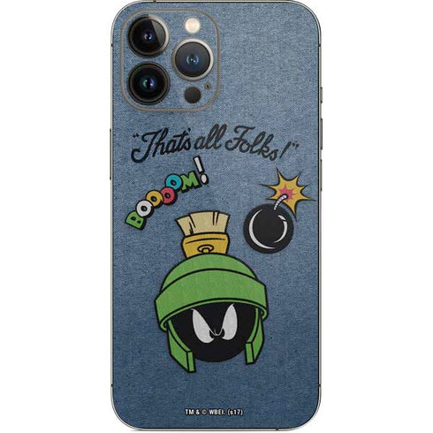 Looney Tunes Marvin Thats All Folks iPhone 14 Pro Max Skin
