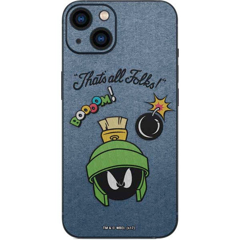 Looney Tunes Marvin Thats All Folks iPhone 14 Skin