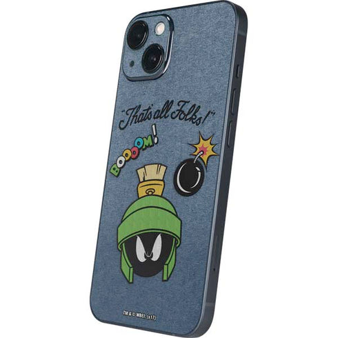 Looney Tunes Marvin Thats All Folks iPhone 14 Skin