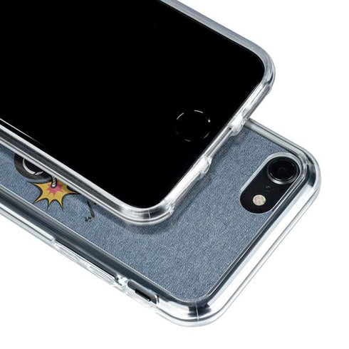 Looney Tunes Marvin Thats All Folks iPhone SE (2nd & 3rd Gen) Clear Case