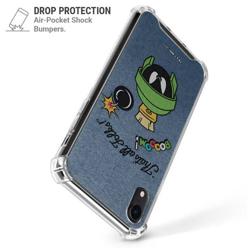 Looney Tunes Marvin Thats All Folks iPhone XR Clear Case