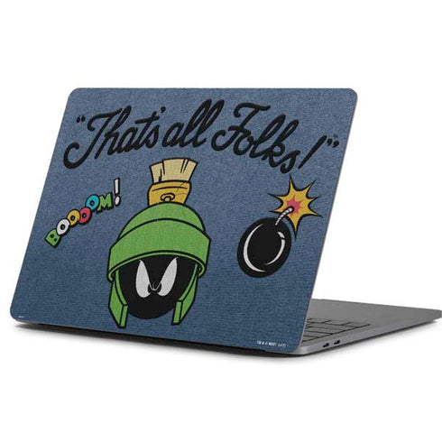 Looney Tunes Marvin Thats All Folks Apple MacBook Pro 13-inch Skin