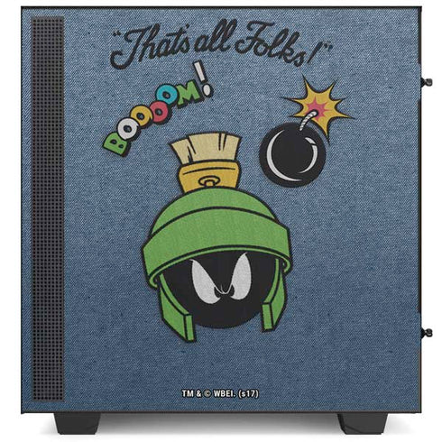 Looney Tunes Marvin Thats All Folks NZXT H510 Compact ATX Mid-Tower Case Skin