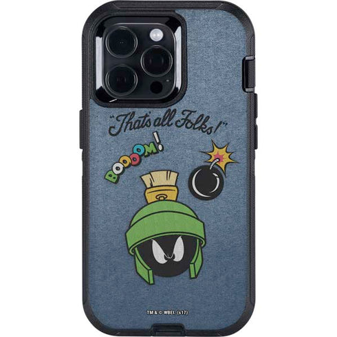 Looney Tunes Marvin Thats All Folks Otterbox Defender iPhone Skin