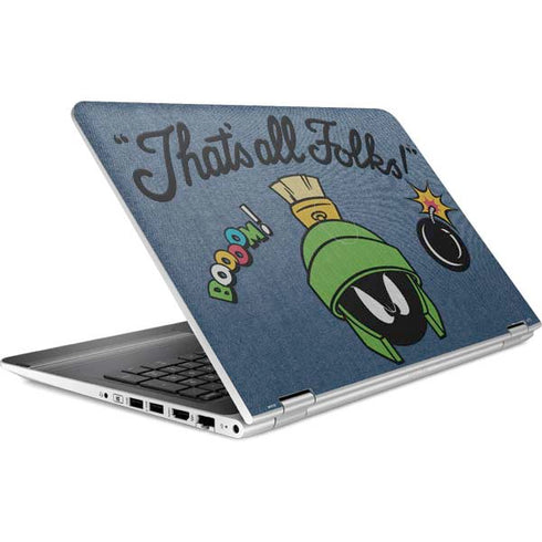 Looney Tunes Marvin Thats All Folks HP Pavilion Skin