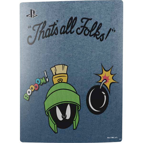 Looney Tunes Marvin Thats All Folks PS5 Digital Edition Console Skin