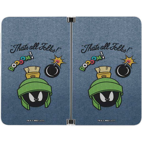 Looney Tunes Marvin Thats All Folks Surface Duo Skin