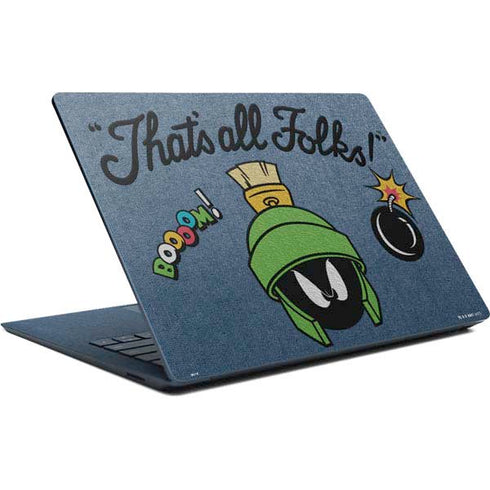 Looney Tunes Marvin Thats All Folks Surface Laptop Skin