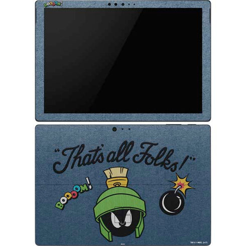 Looney Tunes Marvin Thats All Folks Surface Pro 6 Skin