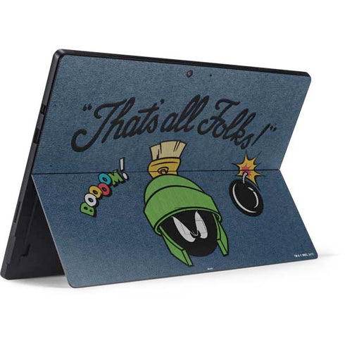 Looney Tunes Marvin Thats All Folks Surface Pro 7 Skin