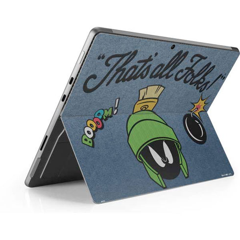 Looney Tunes Marvin Thats All Folks Surface Pro 8 Skin