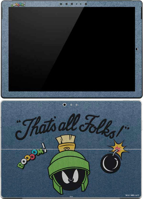 Looney Tunes Marvin Thats All Folks Surface Pro (2017) Skin