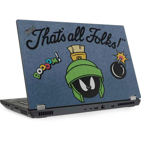 Looney Tunes Marvin Thats All Folks Lenovo ThinkPad Skin